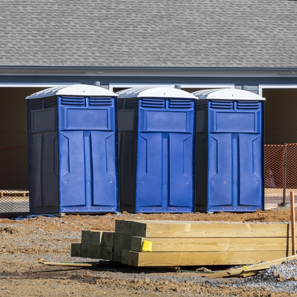 how do you ensure the portable toilets are secure and safe from vandalism during an event in Richland